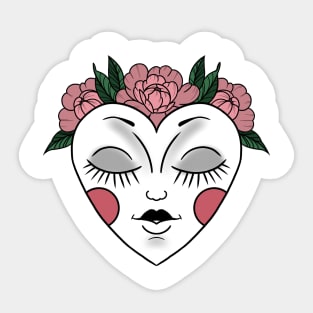 Floral Mask Sticker